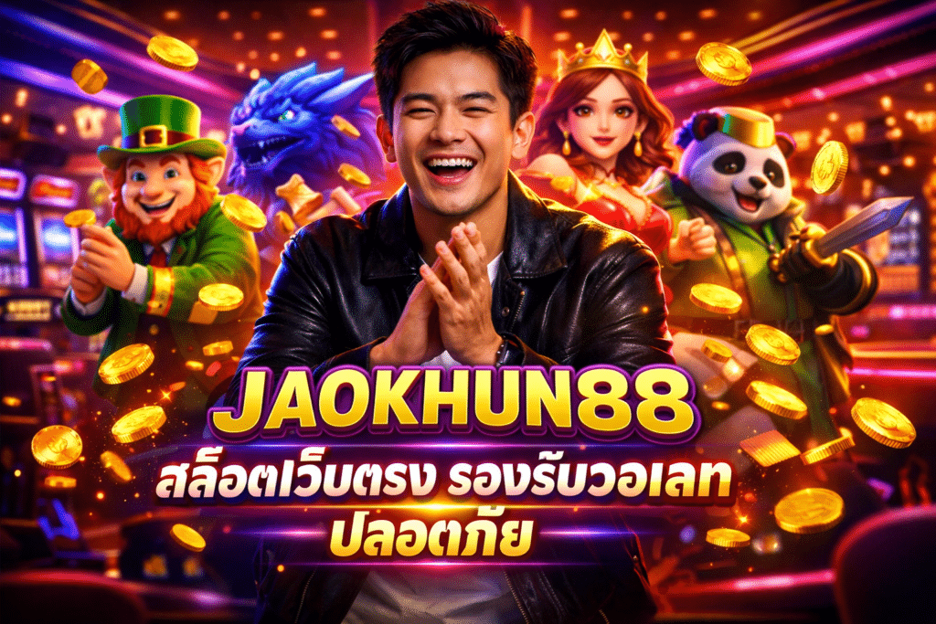 JAOKHUN88 สล็อตเว็บตรง รองรับวอเลท ปลอดภัย